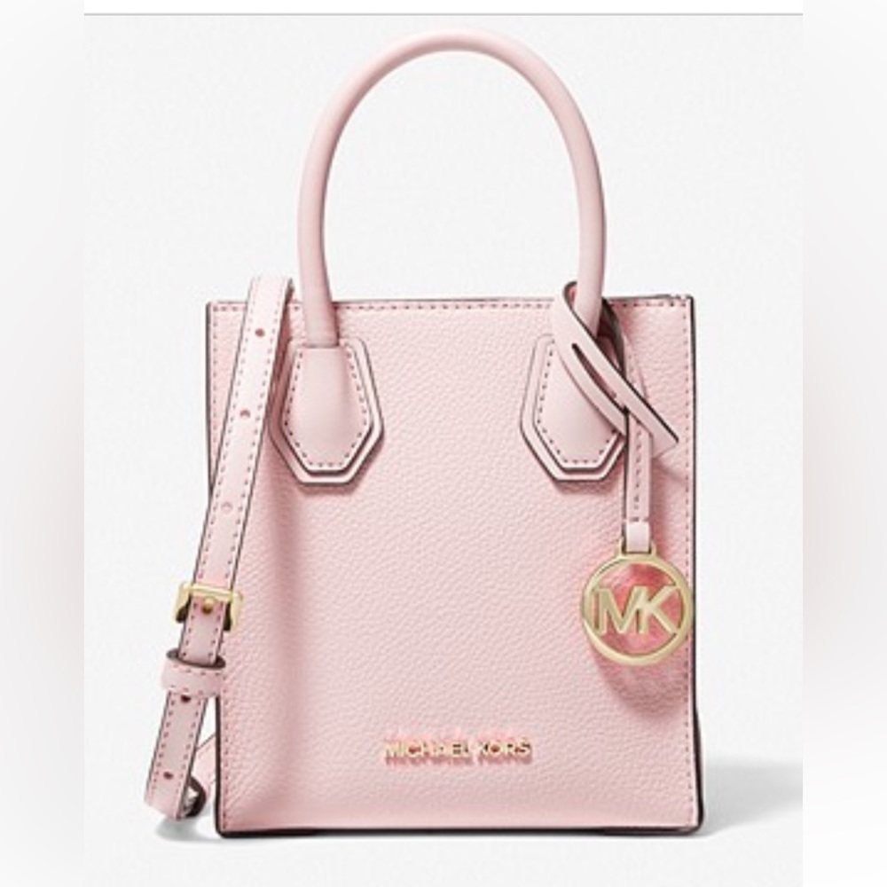 MICHAEL KORS Mercer Extra-Small Pebbled Leather Crossbody Bag NWT
